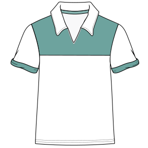 Fashion sewing patterns for MEN T-Shirts Club polo 6013